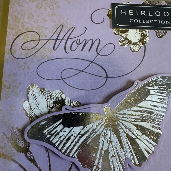 🧡10/$10 Gold and Purple Butterfly Greeting Card - Picture 3 of 8